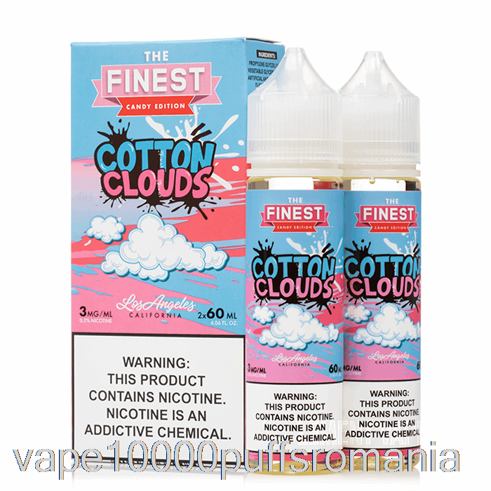 Vape Romania Cotton Clouds - Cea Mai Buna Editie De Bomboane - 120ml 6mg